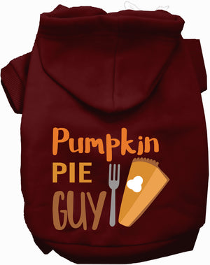 Pumpkin Pie Guy Pet Hoodie-8