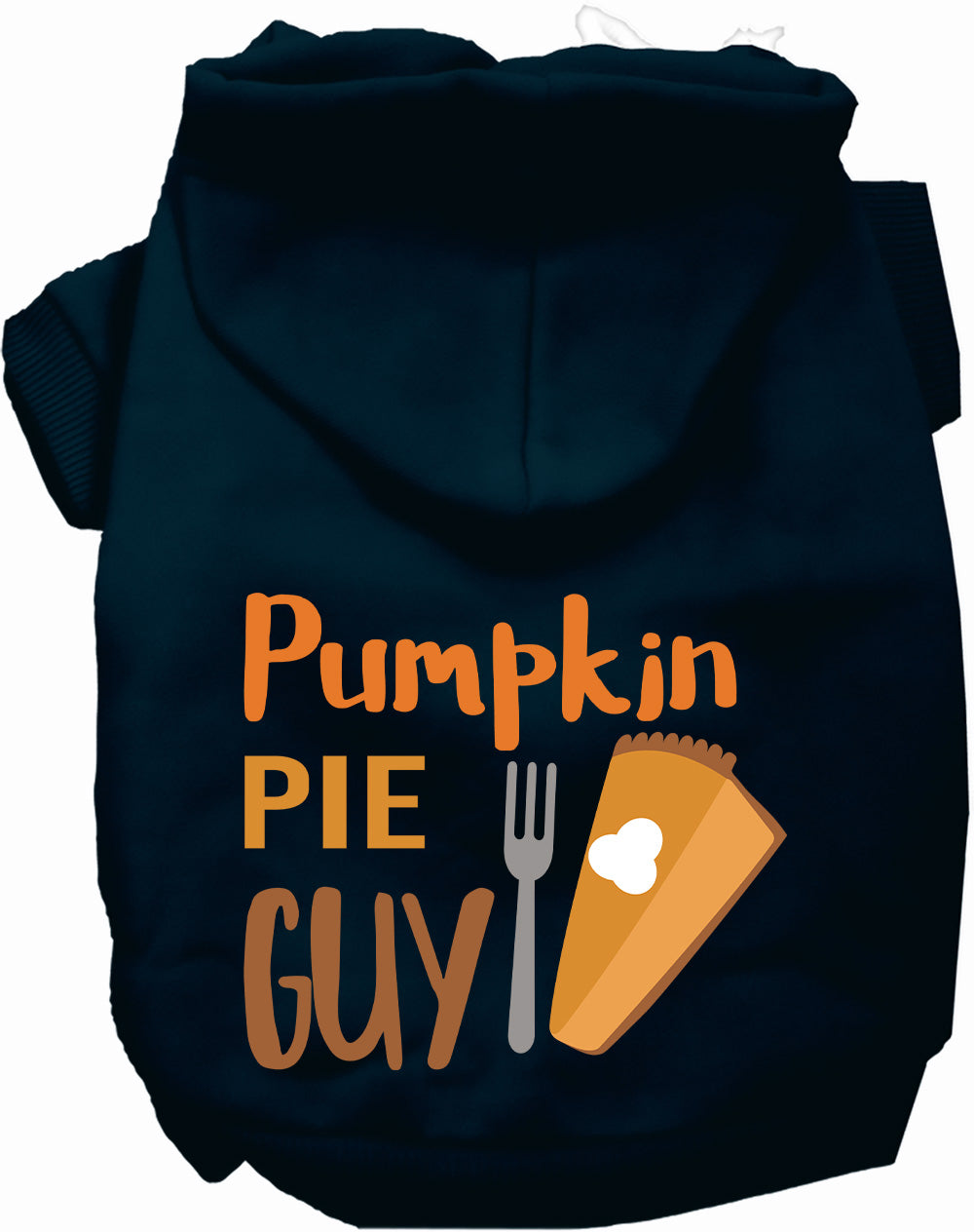 Pumpkin Pie Guy Pet Hoodie-9