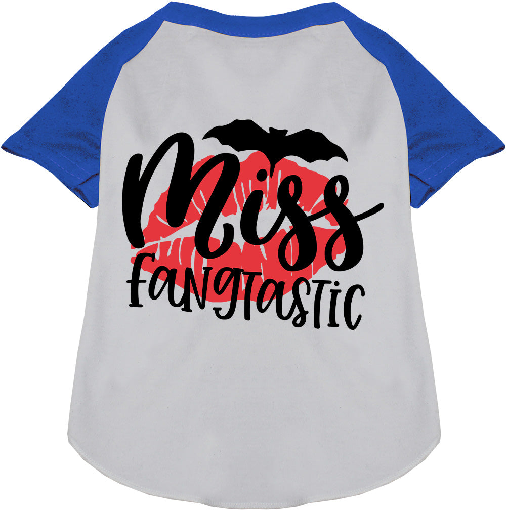 Miss Fangtastic Pet Raglan Shirt-3