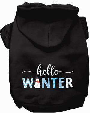 Hello Winter Pet Hoodie-3