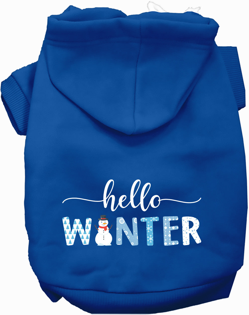 Hello Winter Pet Hoodie-0