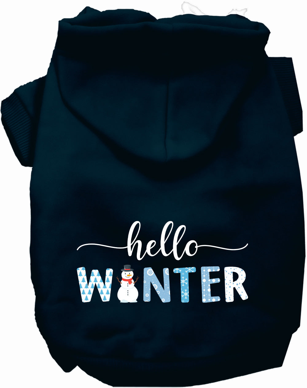 Hello Winter Pet Hoodie-8