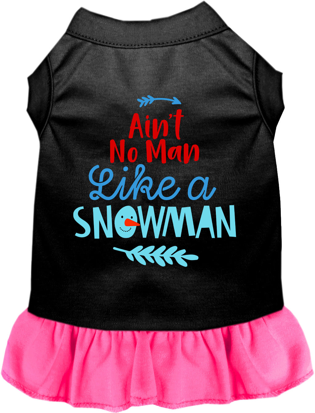 Ain't No Man Like a Snowman Pet Dress-2