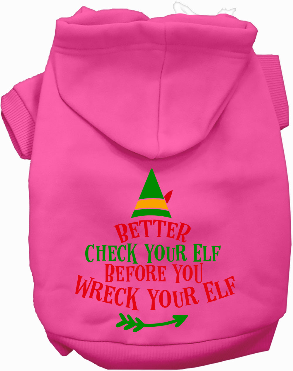 Check Your Elf Pet Hoodie-3