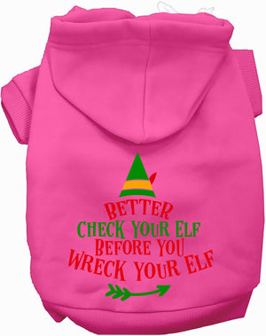 Check Your Elf Pet Hoodie-3