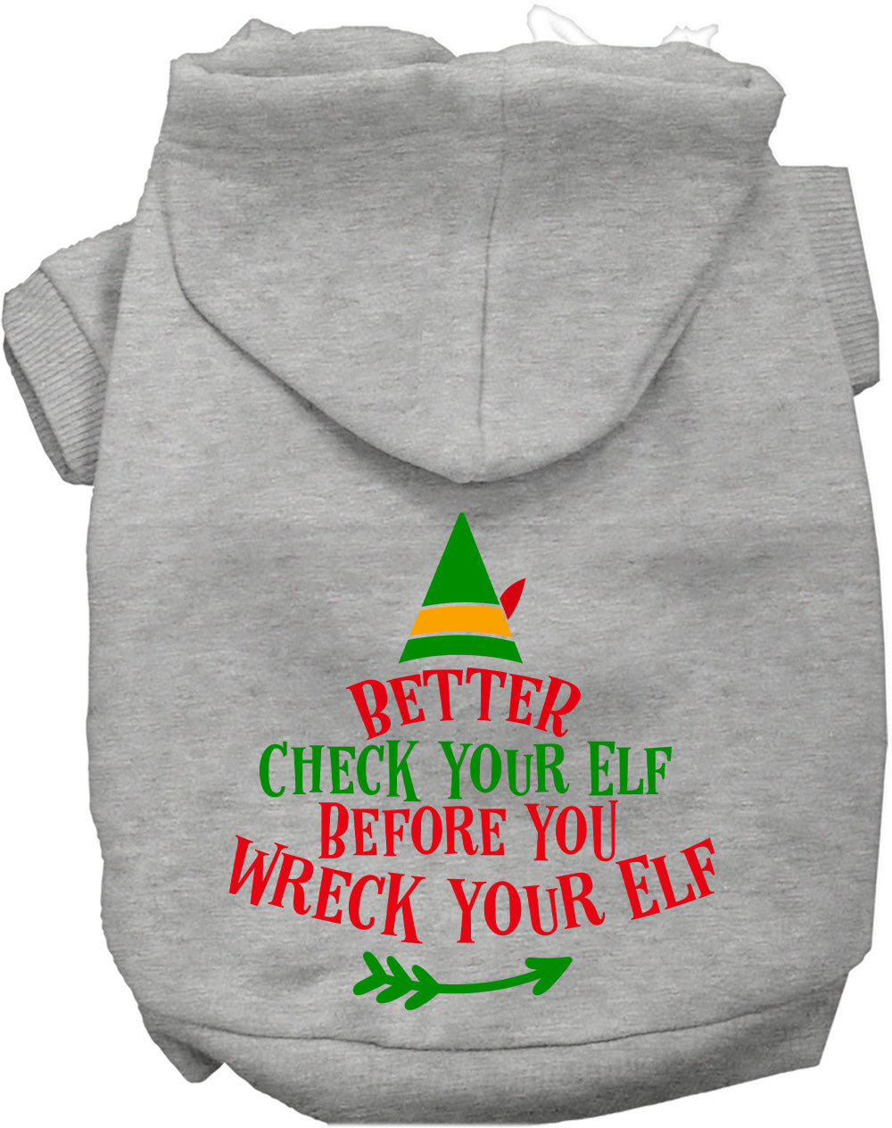 Check Your Elf Pet Hoodie-5