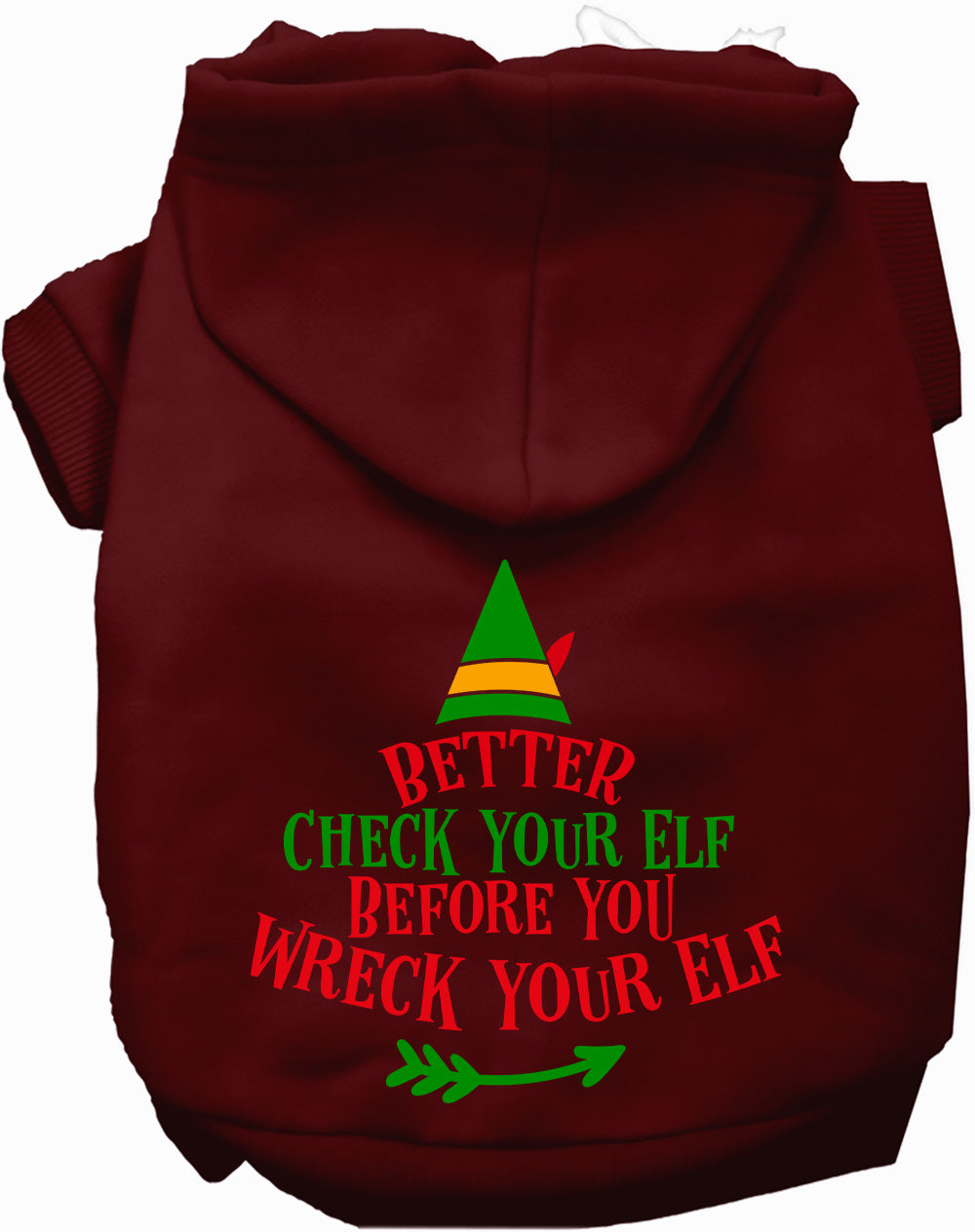 Check Your Elf Pet Hoodie-9