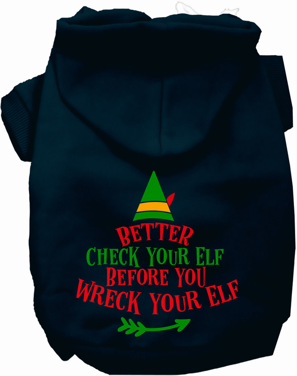 Check Your Elf Pet Hoodie-10