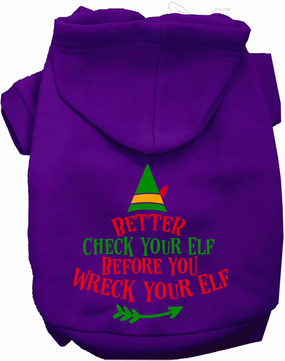 Check Your Elf Pet Hoodie-6