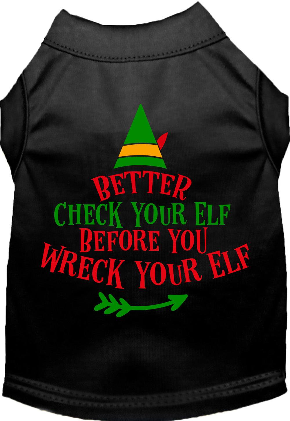 Check Your Elf Pet Shirt-0