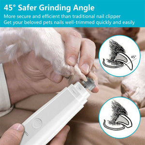 Electric Dog Cat Pet Claw Nail Trimmer Grinder-2