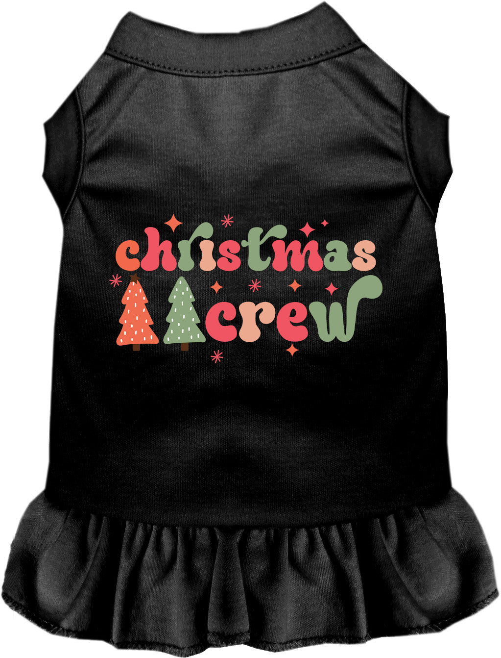 Cutesy Christmas Crew Pet Dress-0