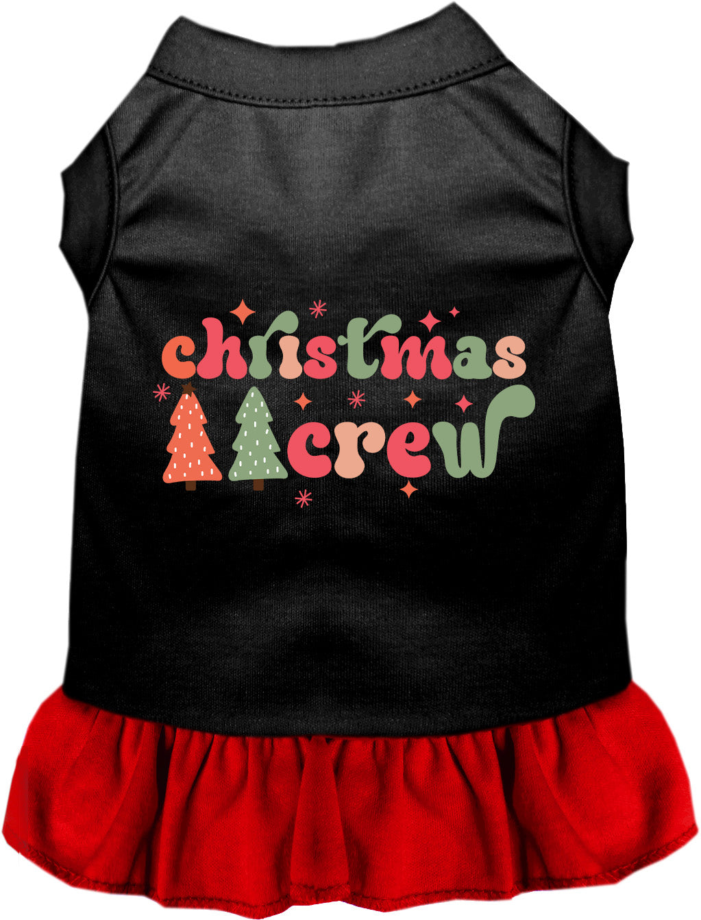 Cutesy Christmas Crew Pet Dress-3