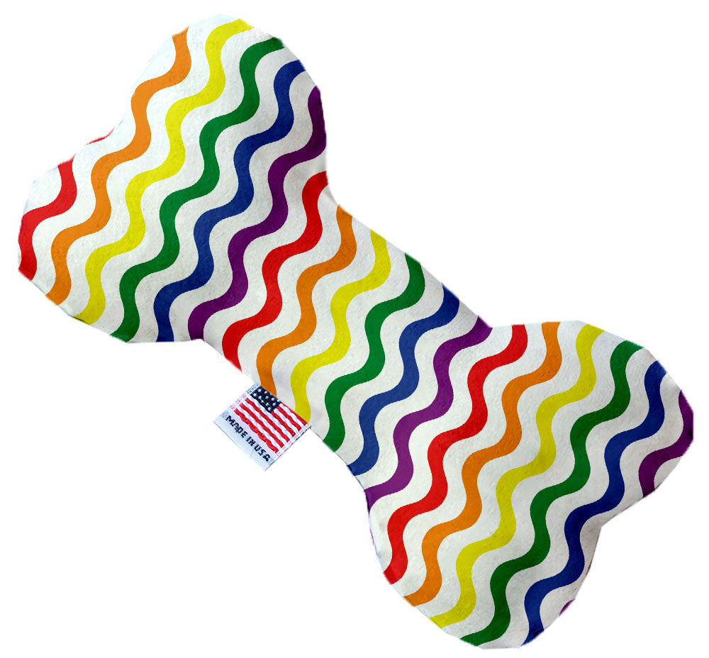 Pet and Dog Plush Heart or Bone Toy, "Rainbow Pride Group" (Available in different sizes, and 7 different pattern options!)-7