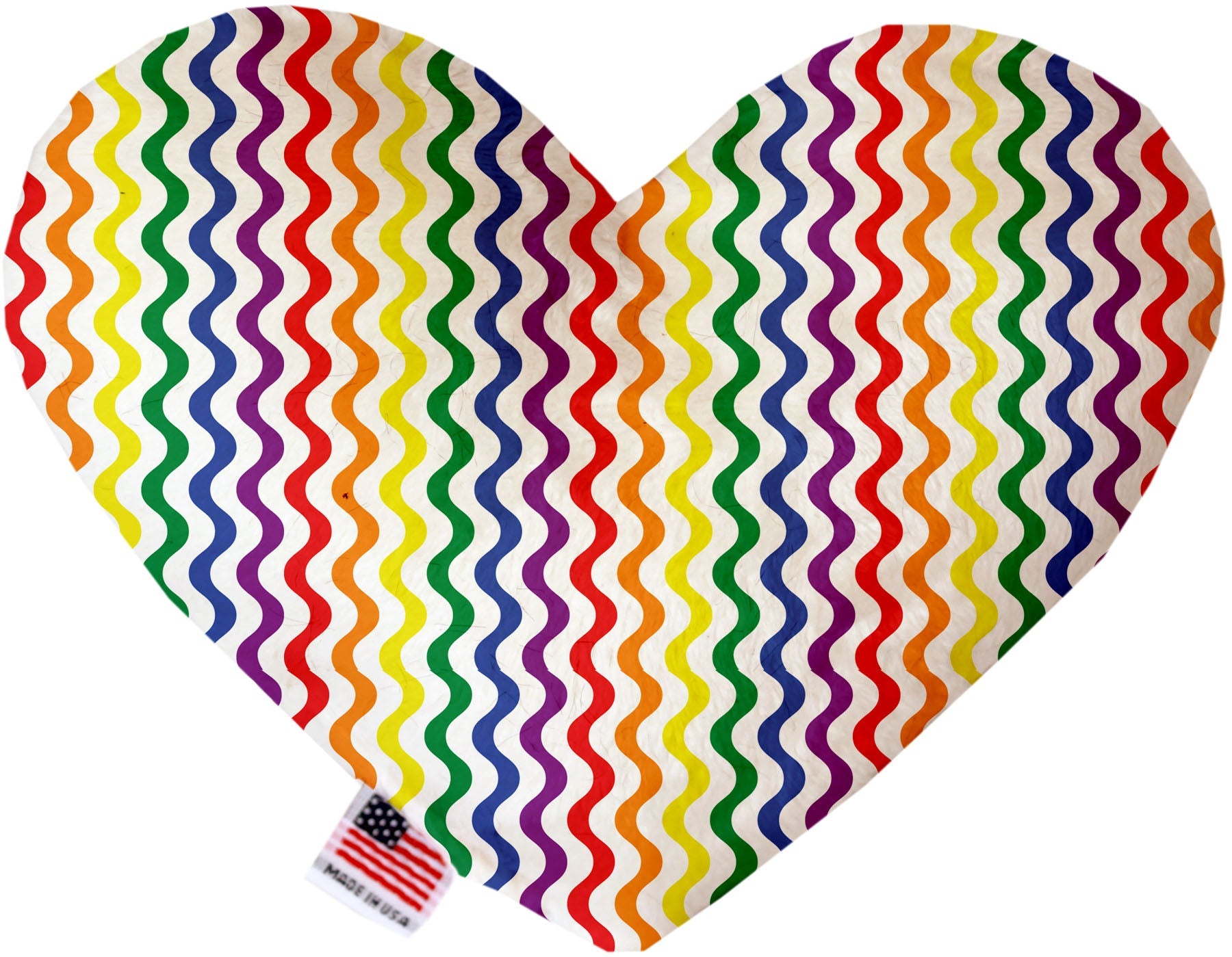 Pet and Dog Plush Heart or Bone Toy, "Rainbow Pride Group" (Available in different sizes, and 7 different pattern options!)-8