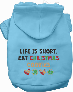 Eat Christmas Cookies Pet Hoodie-3