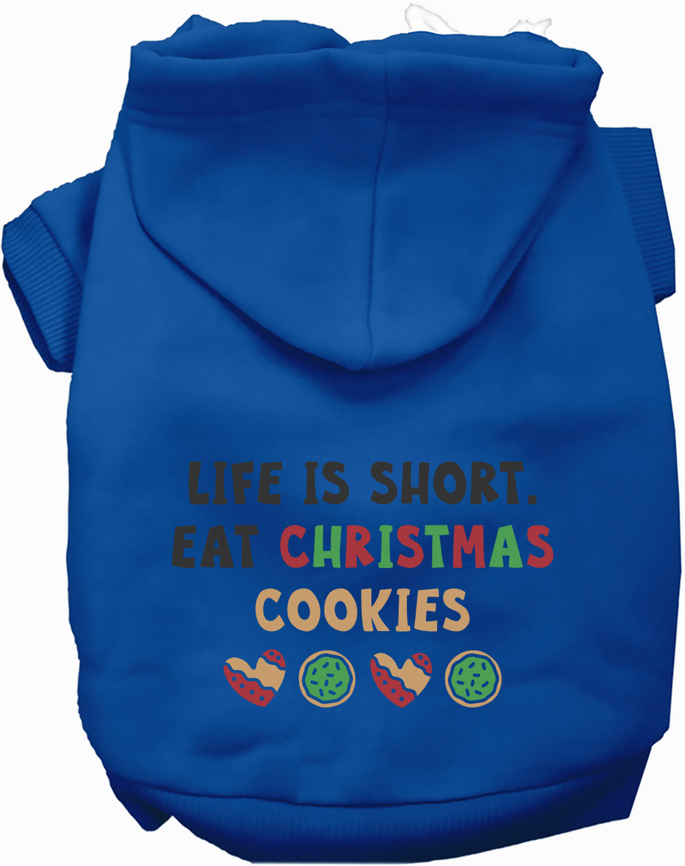 Eat Christmas Cookies Pet Hoodie-4