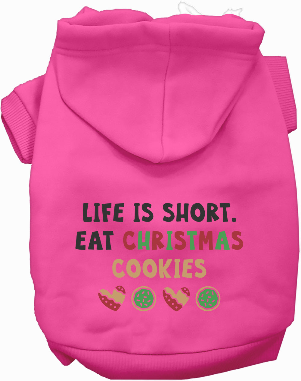 Eat Christmas Cookies Pet Hoodie-7