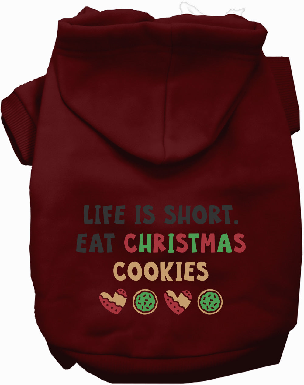 Eat Christmas Cookies Pet Hoodie-9