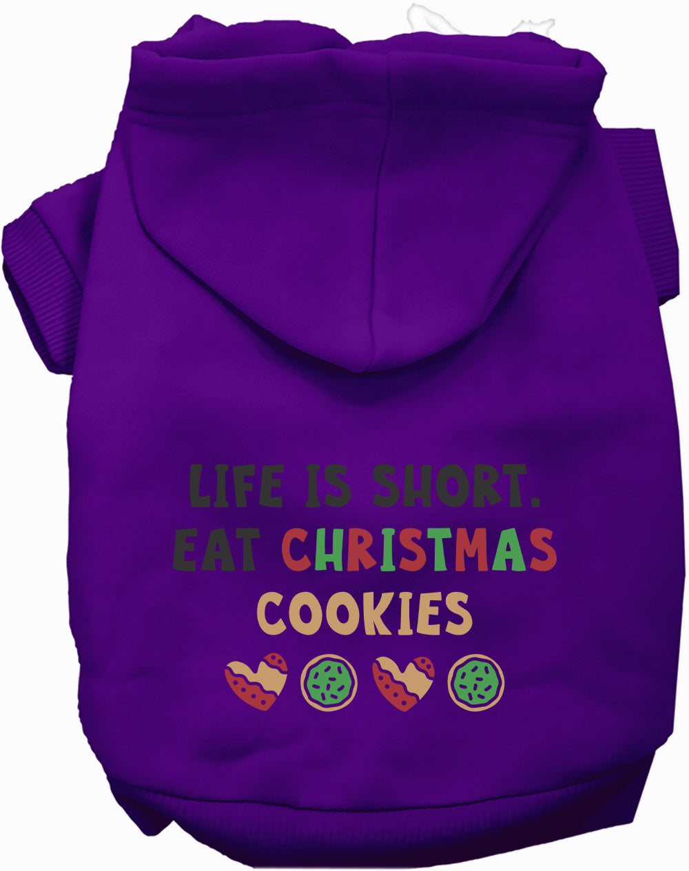 Eat Christmas Cookies Pet Hoodie-6