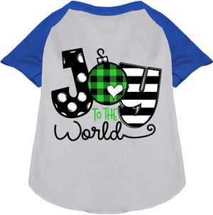 Joy to the World Pet Raglan Shirt-3