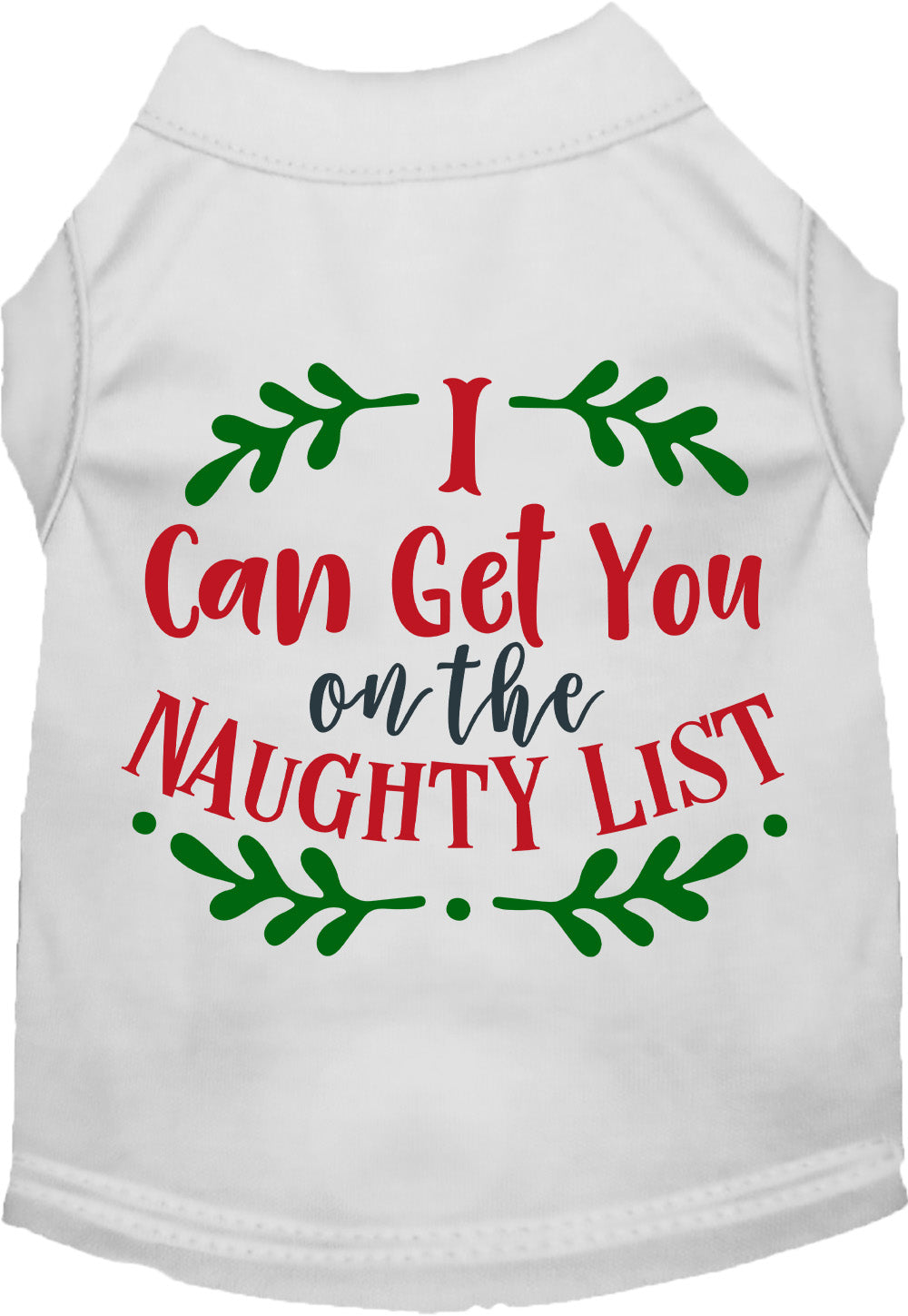 Can Get You on the List Christmas Pet Shirt-0