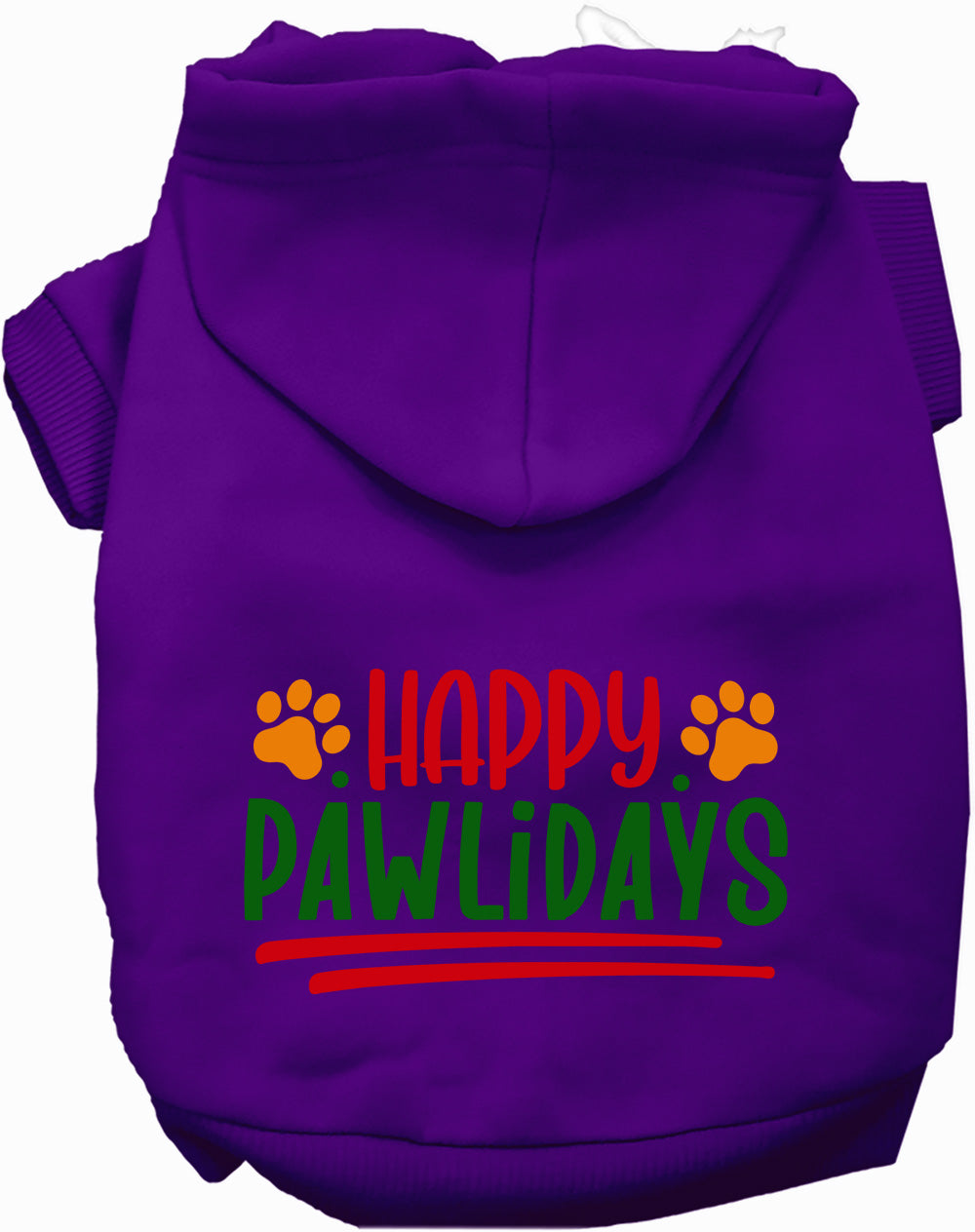 Happy Pawlidays Pet Hoodie-6