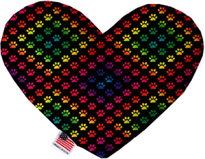 Pet and Dog Plush Heart or Bone Toy, "Rainbow Pride Group" (Available in different sizes, and 7 different pattern options!)-6