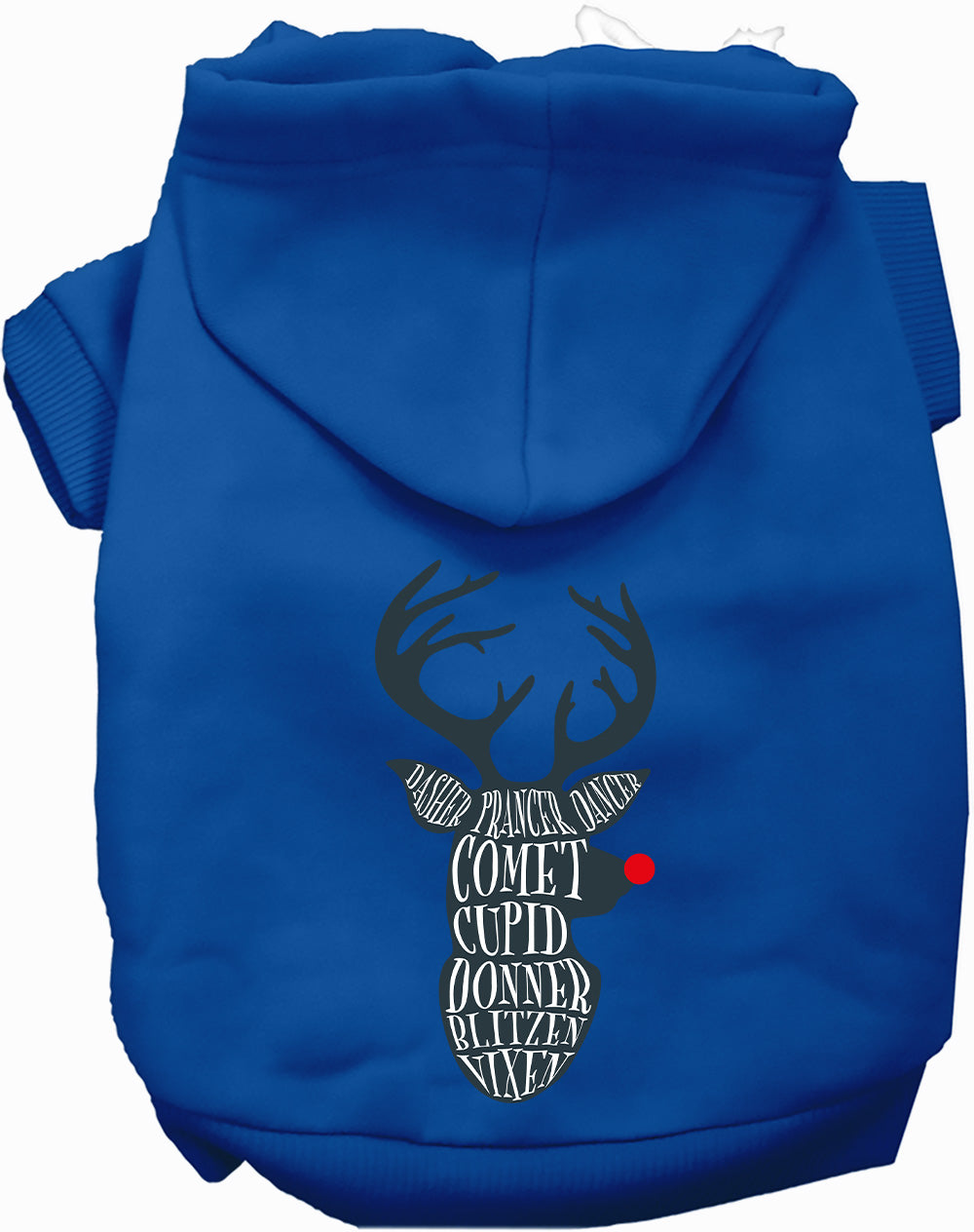 All Santa's Deer Pet Hoodie-2