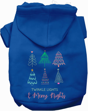 Twinkle Lights, Merry Nights Pet Hoodie-2