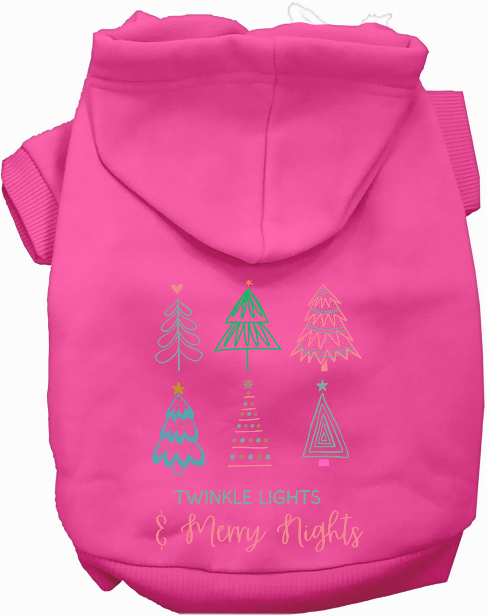 Twinkle Lights, Merry Nights Pet Hoodie-3