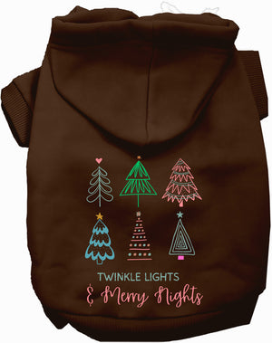 Twinkle Lights, Merry Nights Pet Hoodie-4