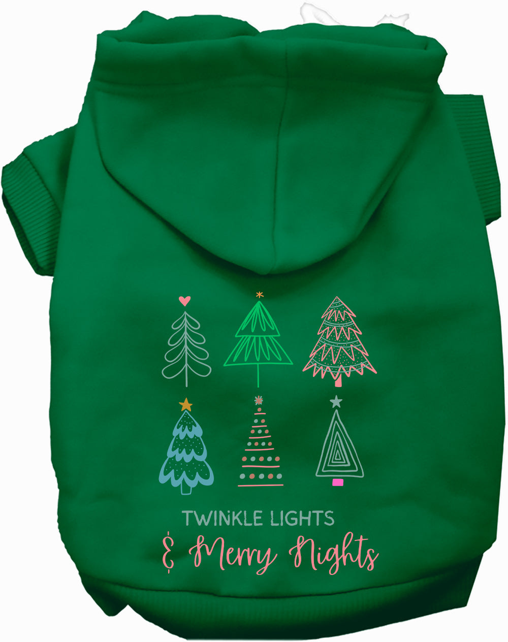 Twinkle Lights, Merry Nights Pet Hoodie-8