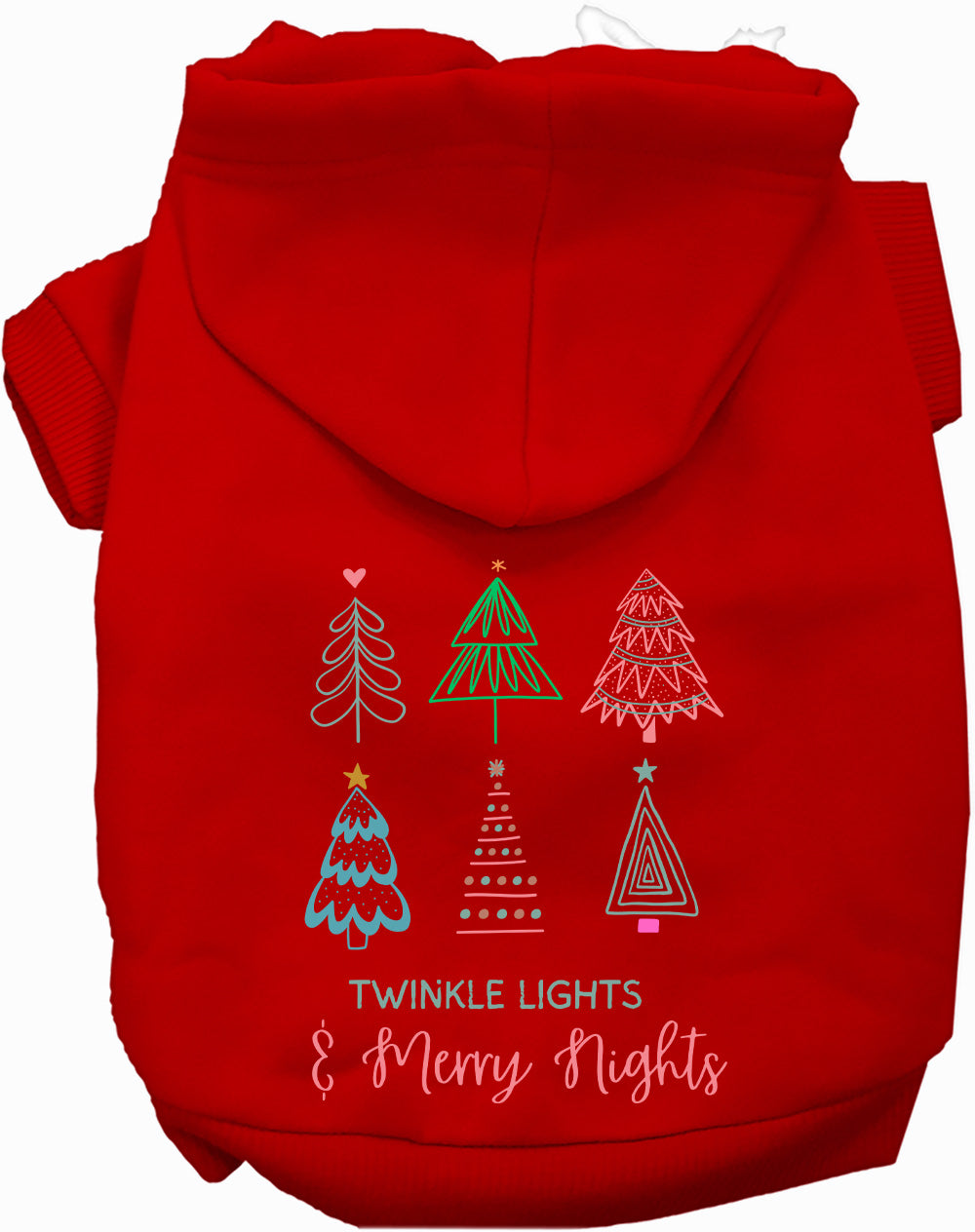 Twinkle Lights, Merry Nights Pet Hoodie-6