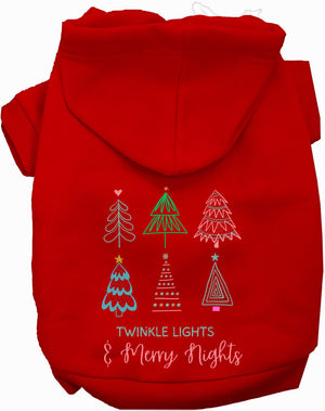 Twinkle Lights, Merry Nights Pet Hoodie-6