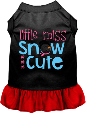 Little Miss Snow Cute Pet Dress-7