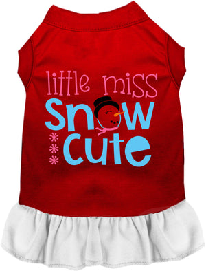 Little Miss Snow Cute Pet Dress-8