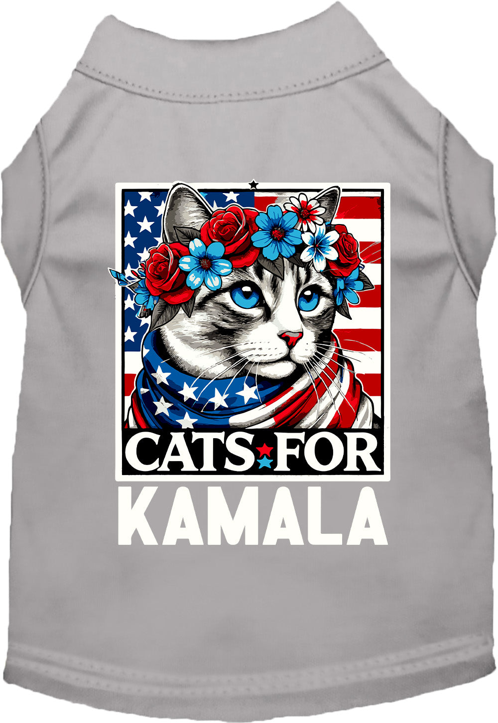 Cats for Kamala Pet Shirt-3