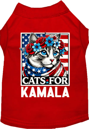 Cats for Kamala Pet Shirt-4