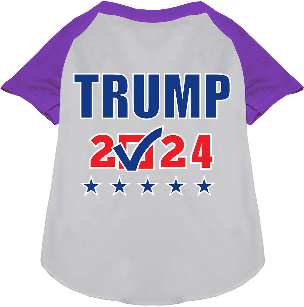 Trump Checkbox Pet Raglan Shirt-6