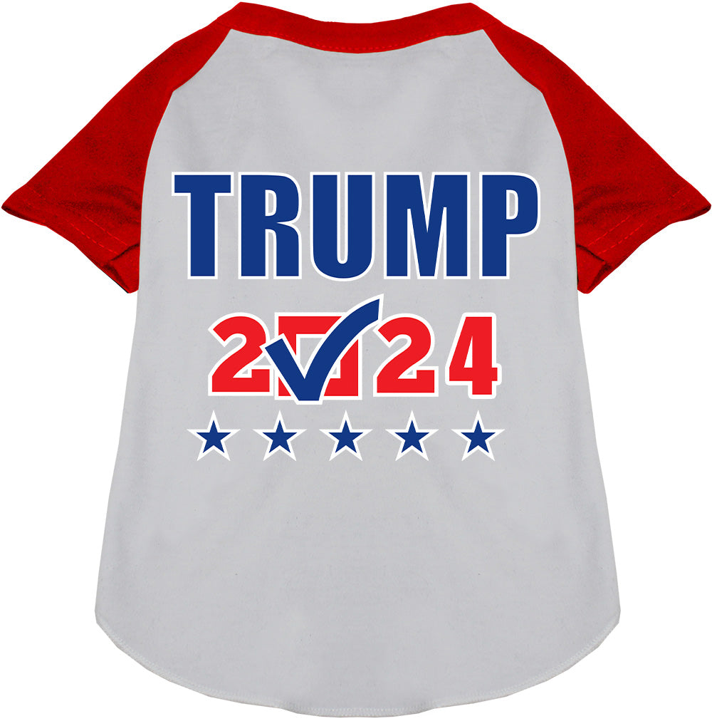 Trump Checkbox Pet Raglan Shirt-0