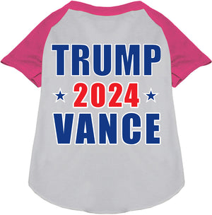 Trump Vance 2024 Pet Raglan Shirt-4