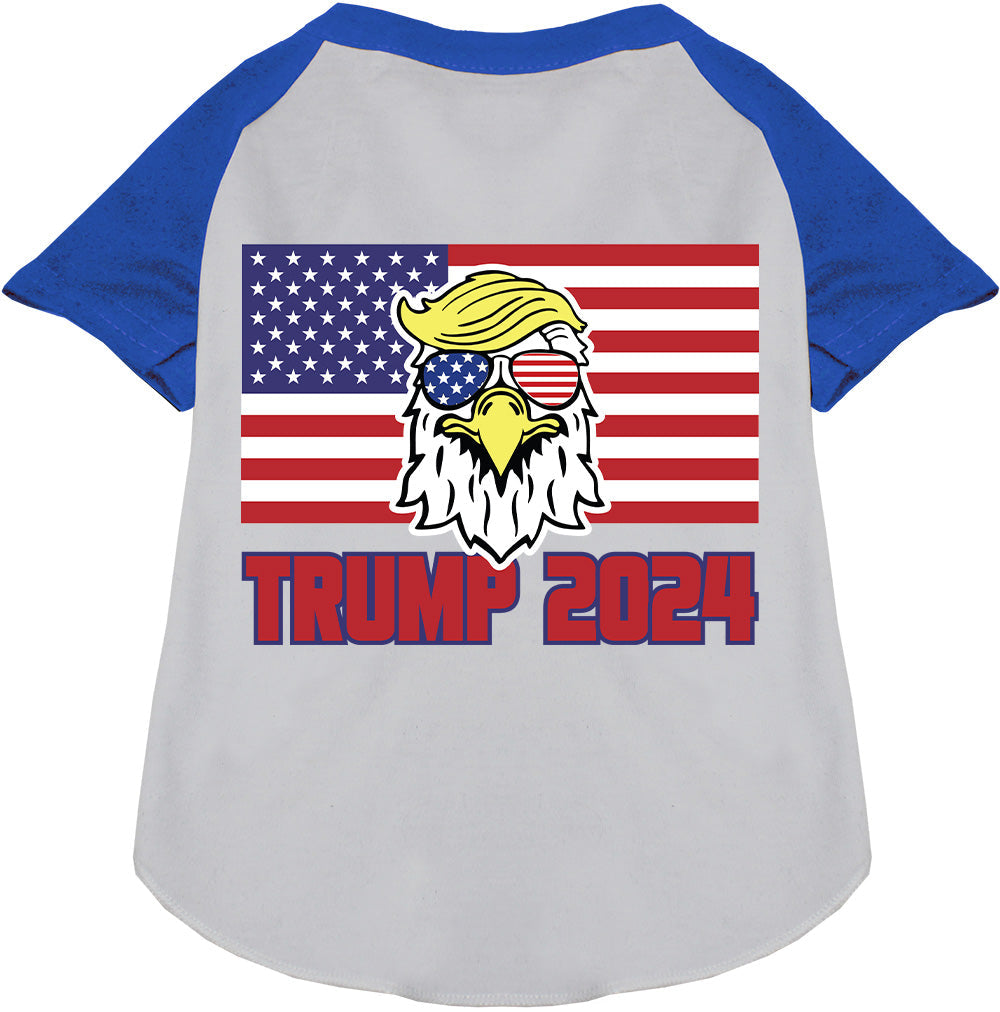 Trump Eagle Pet Raglan Shirt-4