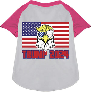 Trump Eagle Pet Raglan Shirt-5