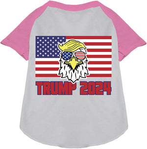 Trump Eagle Pet Raglan Shirt-6