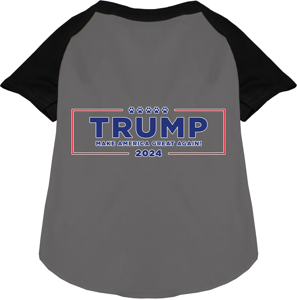 Trump Make America Great Pet Raglan Shirt-2