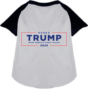 Trump Make America Great Pet Raglan Shirt-3