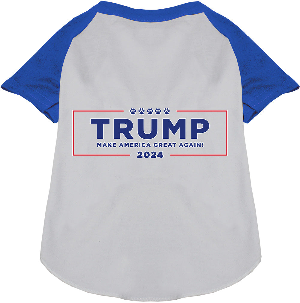 Trump Make America Great Pet Raglan Shirt-4