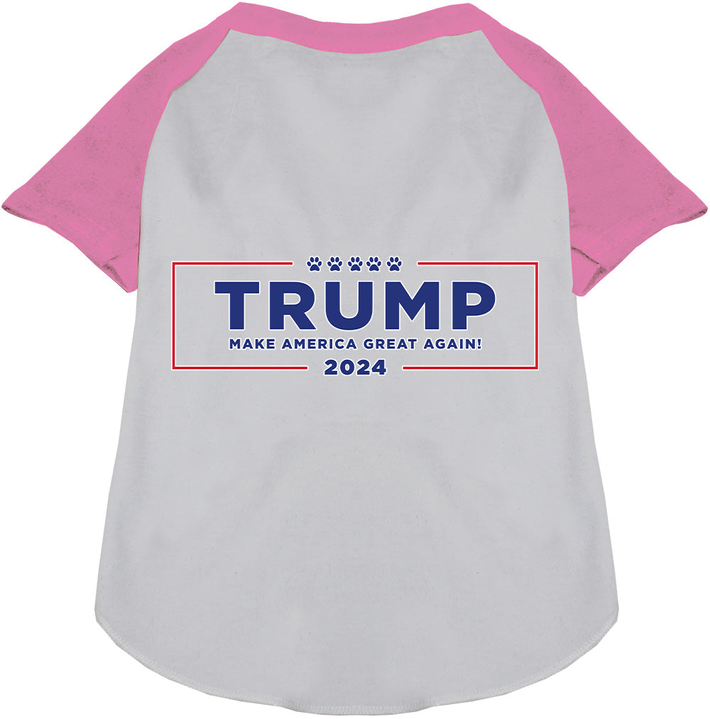 Trump Make America Great Pet Raglan Shirt-6