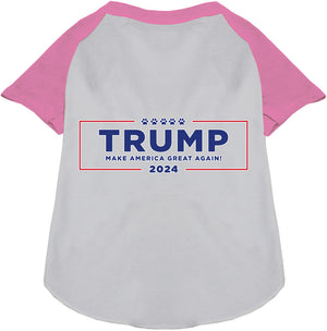 Trump Make America Great Pet Raglan Shirt-6